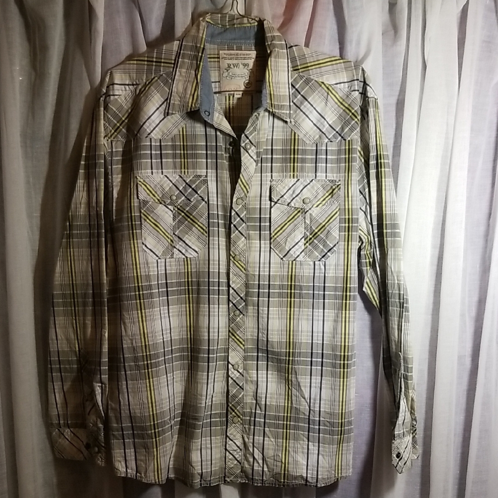 Men's Plaid Shirt by RW&Co